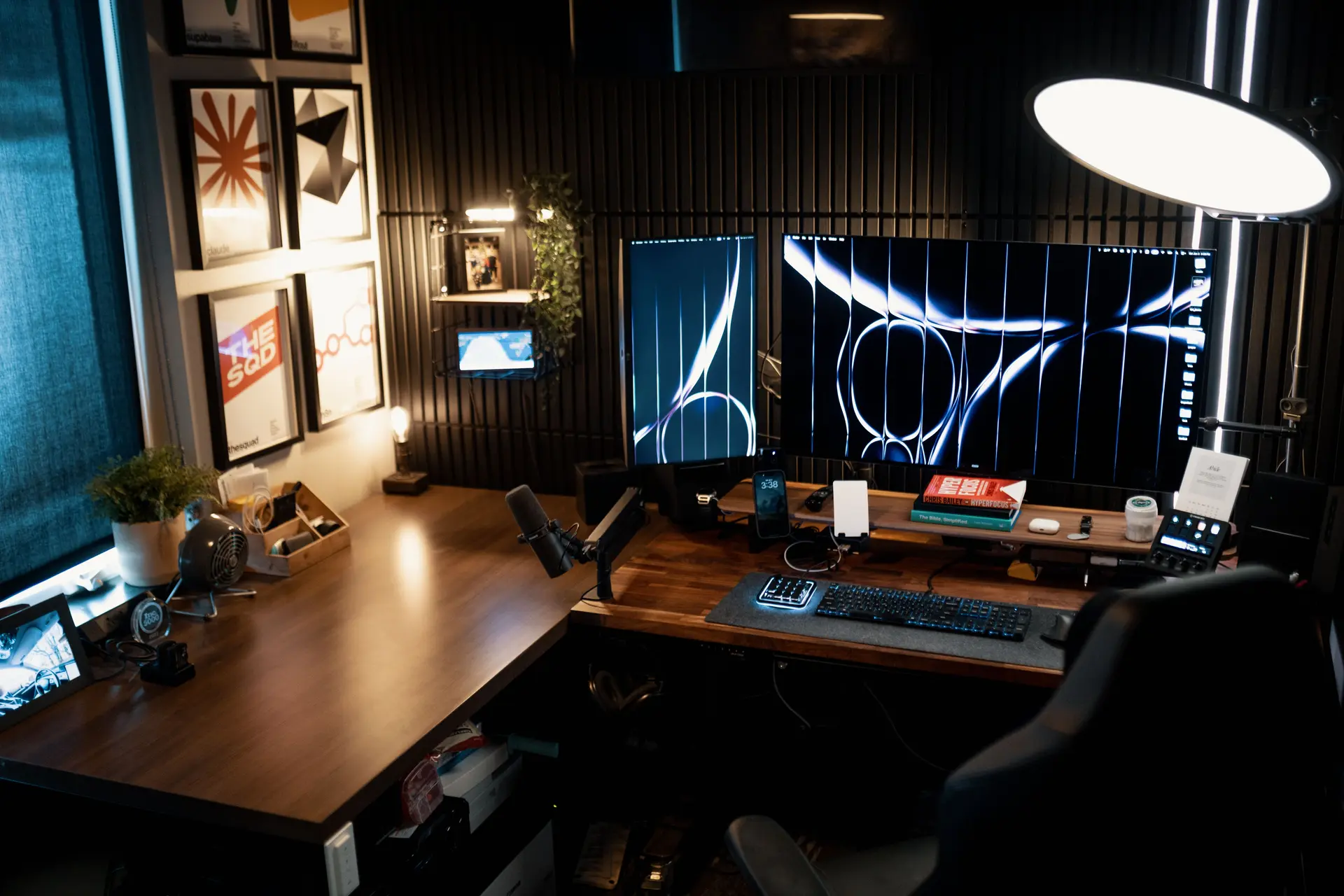 Mesa de trading escura